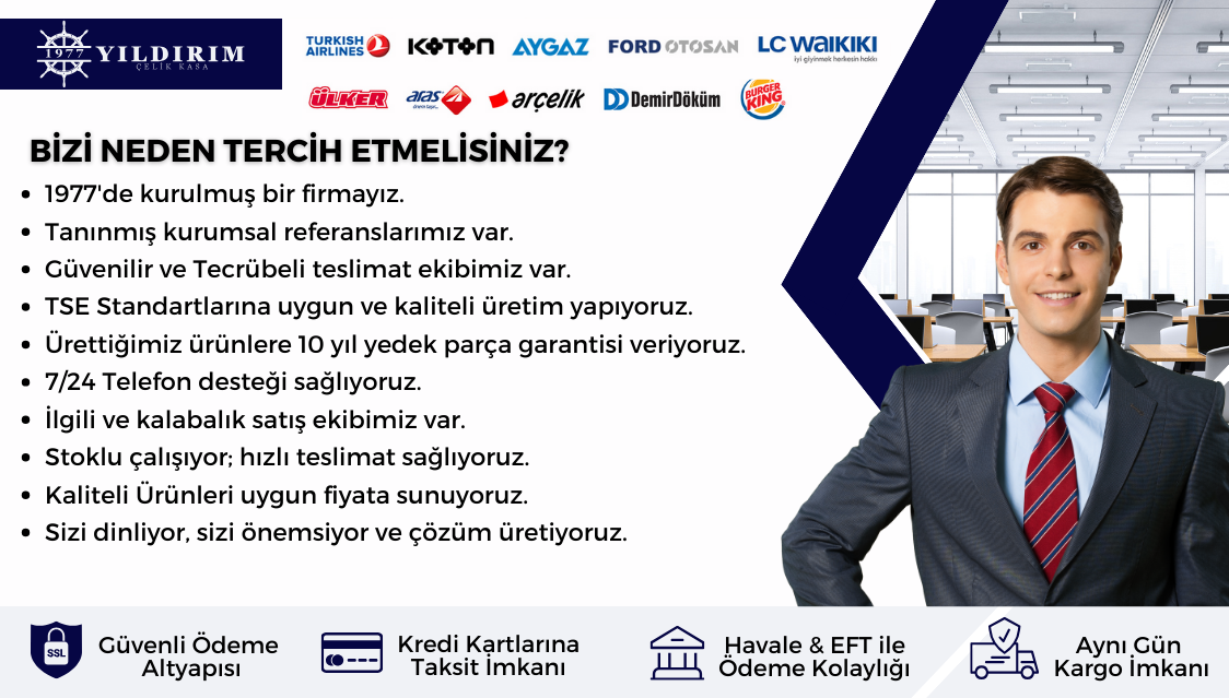 Yıldırım Çelik Kasa Alt Banner